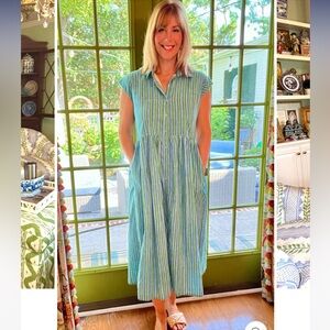 Miss Madigan Raleigh Block Print Midi - Large